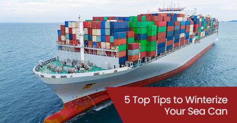 5 Top Tips to Winterize Your Sea Can