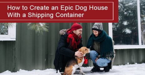How to Create an Epic Dog House With a Shipping Container